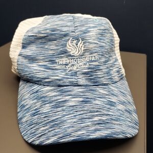 The Phonecian Golf Club Hat Country Club Mesh Trucker Hat Blue White Golf Swag